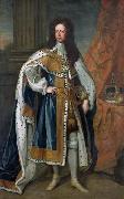 Portrait of King William III of England (1650-1702) in State Robes Sir Godfrey Kneller